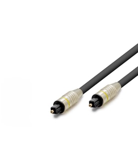 Fiber Optik Ses Kablosu 1.5 m Siyah HDX7804