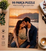 Kişiye Özel 99 Parça A4 Boy Puzzle Yapboz