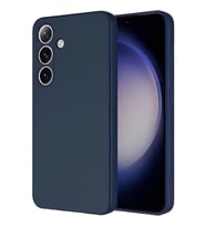 Samsung Galaxy S23 FE İçi Kadife Silikon Kılıf Lacivert
