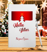 Yılbaşı İçin Kişiye Özel Defter Kalem & Hediye Seti