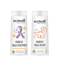 Ecowell Bebe Şampuanı 300 ml & Bebe Losyonu 300 ml
