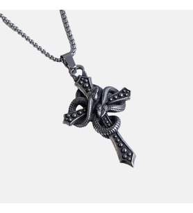 DÜKKAN DESİGN LUCİFER HAÇ KOLYE