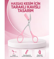 Kaş, Kirpik ve Tırnak Çevresi Temizliği İçin Çok Fonksiyonlu Makas Yeni Nesil