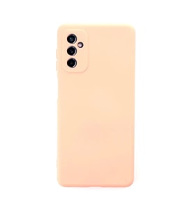 Samsung Galaxy M52 5G Kılıf Nano içi Kadife Silikon - Pudra