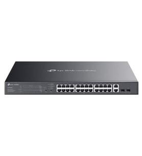 Omada ES228GMP 24 Port Gıgabıt+ 2XGB SFP+2XGB RJ45 Uplınk Cloud L2 Yönetilebilir 384W Poe Rackmount Swıtch