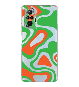 Xiaomi Redmi Note 10 Pro 4G  Kamera Korumalı Kapak Renkli Desen Tasarımlı Şeffaf  Kılıf