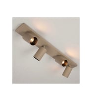 Dörtlü Mat Bej Krem Soft Renk 4lü Hareketli Başlıklı Metal Hareketli Mafsallı GU10 Duy Modern Led Spot Tavan Avize Duvar Aplik Tablo Ayna Üstü Aydınlatma Os ram Tasarruflu Ampül