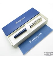 Waterman Allure Deluxe Mavi Dolma Kalem  İsme Özel Kalem  Hediyelik Kalem