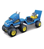 Maisto Builder Zone Taşıyıcı Tır Seti - Mavi Tır