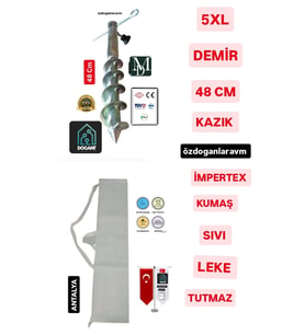 Plaj Balkon Bahçe Şemsiye Çanta ve Kazık Aparat