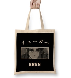 Eren Titan Attack On Titan Bez Çanta Uzun Saplı