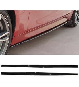 Vw Golf Mk6 2008-2014 F30 Düz Model Yan Marşpiyel 2 Adet Piona Black (Siyah)