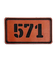 571 Deri PEÇ- Arma - Patch (Taba)