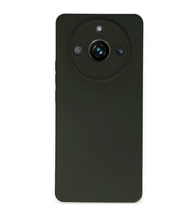 Realme 11 Pro Kılıf Nano içi Kadife Silikon - Koyu Yeşil