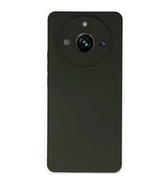 Realme 11 Pro Kılıf Nano içi Kadife Silikon - Koyu Yeşil