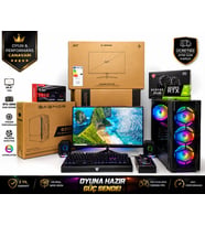 DAGMOR RYZEN5 5600 32GB 1TB M2 NVME RTX3050 8 GB VGA 24.5' LED EKRAN OYUNCU AKSESUAR FULL TAKIM SET PC