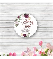 Söz Hatırası Ahşap Magnet