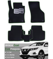 Nissan Qashqai (2014-2021) Uyumlu EVA Paspas Tam Set–Birebir Uyum,Su Geçirmez,Kolay ve Hızlı Montaj