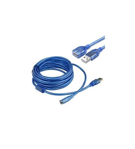 Rose Usb Uzatma Kablosu 10 Metre Uzatıcı Dişi Erkek Filtreli Mavi 10Mt