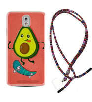 Samsung Note 3 4 5 8 9 20 Ultra 10 Lite Kılıf Boyun Asklı Rasta Silikon Avokado Skate 1741