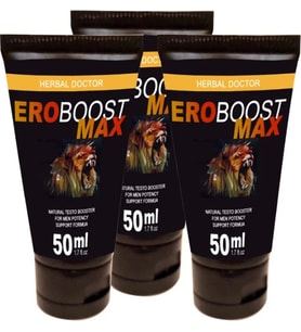 Süper Eroboost Maxtesto 3 Adet 50 ml Cream Harici Uygulama