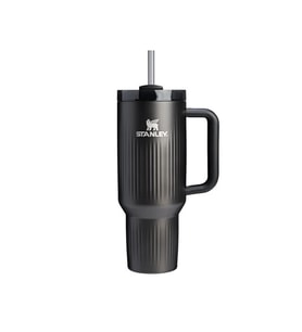 Stanley The Quencher H2.0 Fluted Tumbler 1.18L Pipetli Termos 10-13002-0132 Siyah