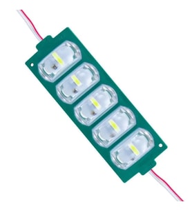 12 Volt 4 Watt Yeşil 3030 10 X 53.8 Mm Ip65 260 – 280 Lümen 180 Derece Modül Led