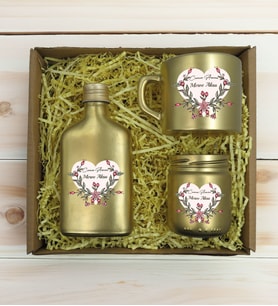 BK Gift Kişiye Özel İsimli DTF Anne Temalı Gold Kahve Fincanı & Kolonya & Mum Hediye Seti-5, Anneye Hediye, Anneler Günü Hediyesi