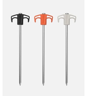 Naturehike Çadır Kazığı 25 cm ( Galvanizli Demir ) (2 Pcs) SİYAH