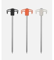Naturehike Çadır Kazığı 25 cm ( Galvanizli Demir ) (2 Pcs) SİYAH
