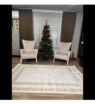 Hoom Rugs Nita 1203 Bej Modern Makina Halısı