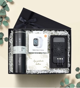 Kişiye Özel Stanley Termos Akıllı Saat Powerbank Premium Hediye Seti