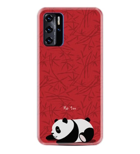 Reeder P13 Blue 2021 Kılıf Resimli Desenli Silikon Boyun Askılı Sleeping Panda 1810