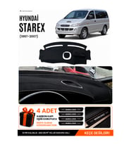 e-biz HYUNDAİ STAREX (1997-2007) Uyumlu Torpido Koruma, Torpido Örtüsü, Torpido Kılıfı - Siyah - HU032