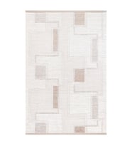 İpek Mekik Halı Safarin 7738 A Modern Halı (Krem)