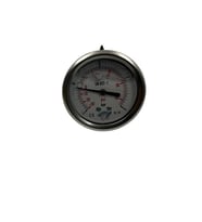 Manometre Gliserinli Arka Çıkışlı Q63 - 0 - 1 + 3 Bar 1/4