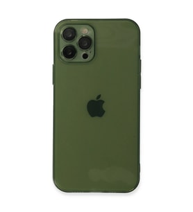 Apple İphone 12 Pro Max Kılıf Fly Lens Silikon - Yeşil