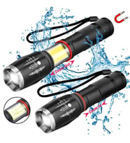 Valkyrie 8000 Lümen COB Lambalı T6 Mıknatıslı El Feneri - 6 Mod - 500 Metre Mesafe