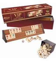 Ahşap Okey Takımı Star Vip Ahşap Okey Takımı Koyu Renk
