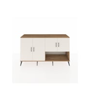 Kronos Konsol 6 Raflı 4 Kapaklı 176x59x99 Çam-Aytaşı/Antrasit