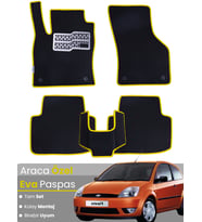 FORD FİESTA (2002-2008) Uyumlu EVA Paspas Tam Set–Araca Özel,Su Geçirmez,Kolay Montaj