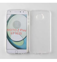 Lenovo Moto Z Play Kılıf Şeffaf Silikon Hibrit Case (Renksiz)