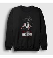 Presmono Unisex Siyah Ohma Tokita V2 Anime Kengan Ashura Sweatshirt 318158tt