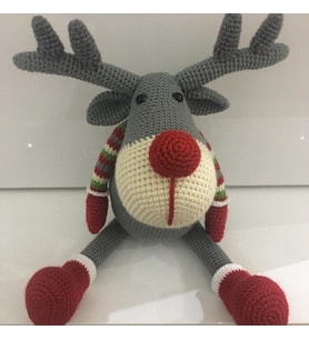 Ralf Geyik Amigurumi Organik Oyuncak