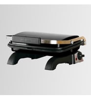 Tuğra Elektrikli Siyah Döküm Mini Tost Makinesi Yanmaz Yapışmaz 8 Dilim