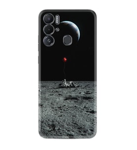 Tecno Pova Neo Kılıf Silikon Desen Özel Seri Astronoot Red Baloon 1608