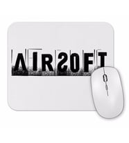 Airsoft Gamer White Mouse Pad