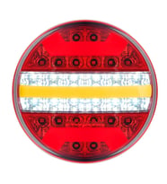 YUVARLAK LED STOP LAMBASI 24 VOLT 5 FONKSİYON NEON DİNAMİK SİNYAL