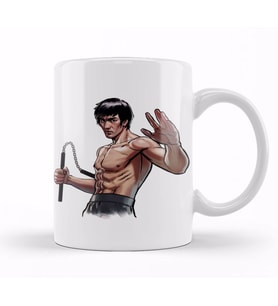 Bruce   Lee Kupa Bardak Porselen