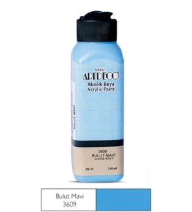 Artdeco Akrilik Boya 140 ML Bulut Mavi Akrilik Boya (Karışık)